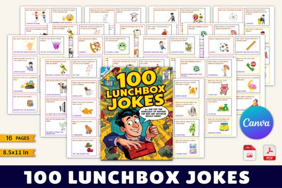 100 Lunchbox Jokes: Fun, Wholesome & Ready to Print