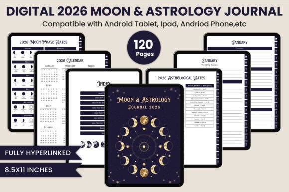2026 Digital Moon Astrology Journal