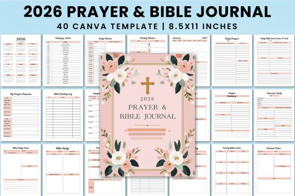 2026 Prayer Bible Journal KDP Interior
