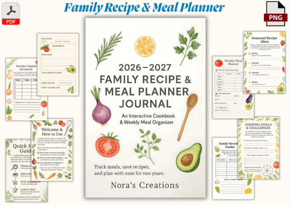 2026–2027 Family Recipe Meal Planner