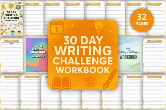 ✍️ 30 Day Writing Challenge Workbook