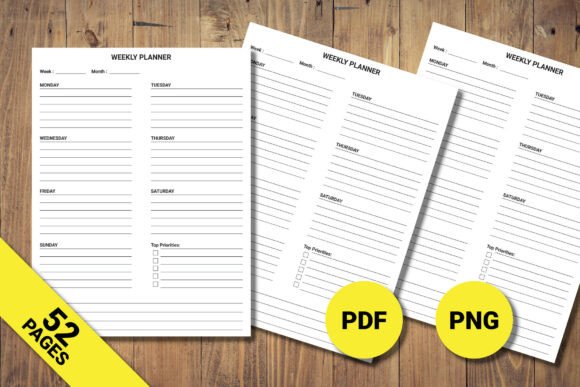 All Purpose Weekly Planner