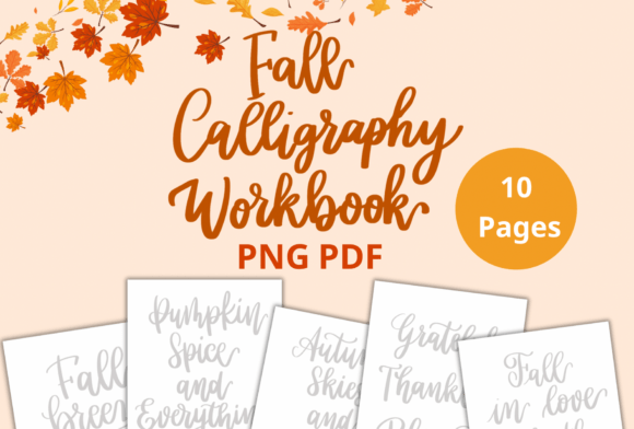 Fall Calligraphy Workbook