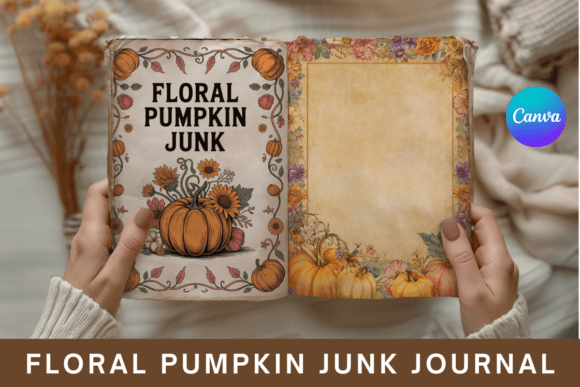 Floral Pumpkin Junk Journal