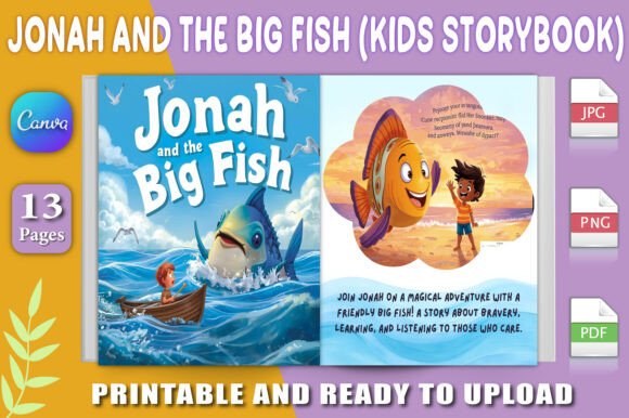Jonah and the Big Fish Kids Storybook