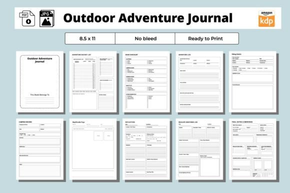 Outdoor Adventure Journal Bundle