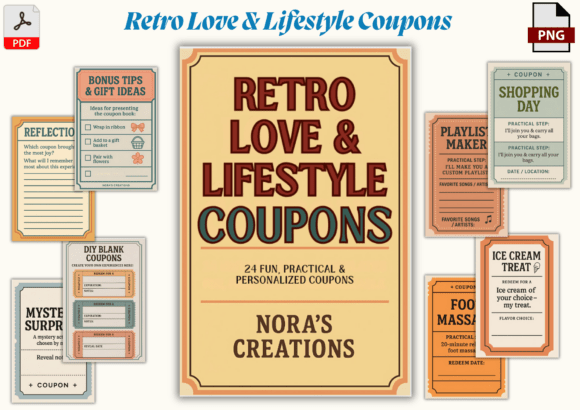 Retro Love Lifestyle Coupons: A Thoughtful, Print-and-Go Gift That Builds Real Connection