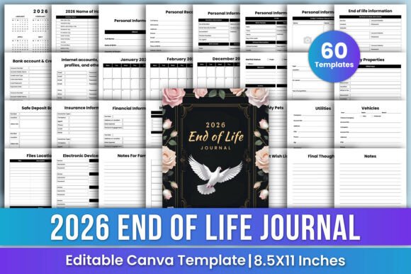 The 2026 End of Life Journal for Canva & KDP: A Thoughtful, Editable Planning Tool for Peace of Mind